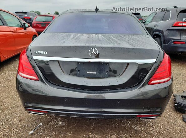WDDUG8FB6GA236585 2016 MERCEDES-BENZ S Черный Вид сзади