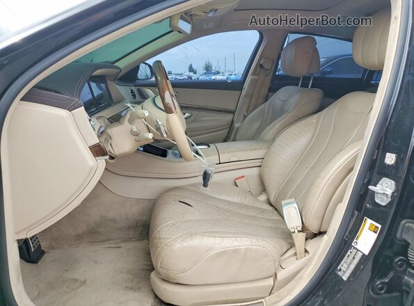 WDDUG8FB7GA204891 2016 MERCEDES-BENZ S Black Widok wnętrza z przodu