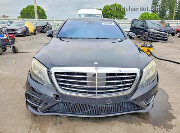 WDDUG8FB7GA204891 2016 MERCEDES-BENZ S Black Widok z przodu
