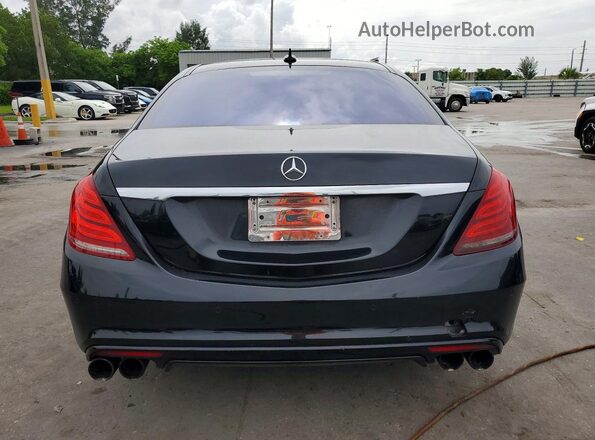 WDDUG8FB7GA204891 2016 MERCEDES-BENZ S Black Widok z tyłu