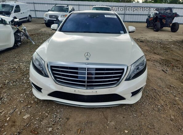 WDDUG8FB7HA319699 2017 MERCEDES-BENZ S White Դիմացի տեսք