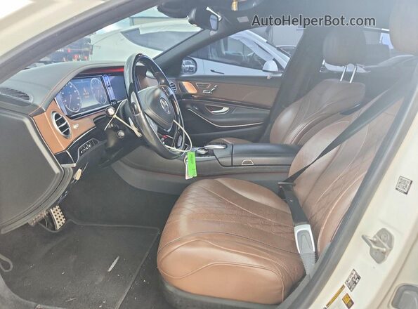 WDDUG8FB7HA319699 2017 MERCEDES-BENZ S White Սալոնի դիմացի տեսք