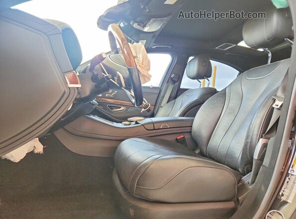 WDDUG8FB8HA313443 2017 MERCEDES-BENZ S Black Vista interior delantera
