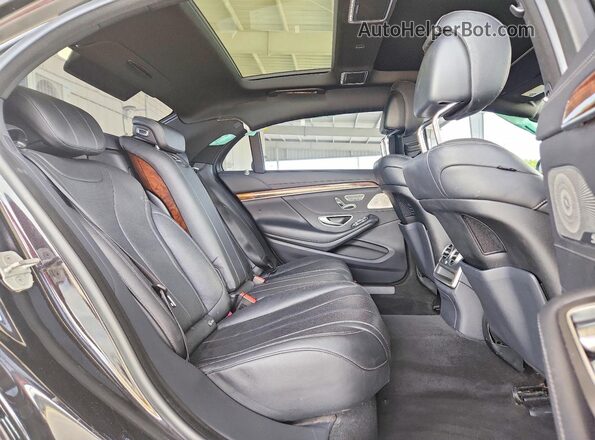 WDDUG8FB8HA313443 2017 MERCEDES-BENZ S Black Vista de los asientos traseros