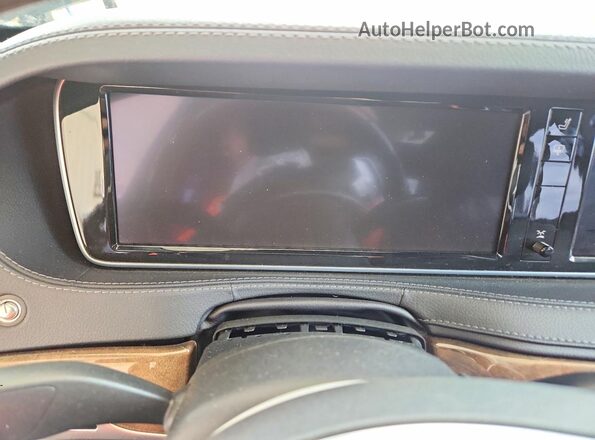 WDDUG8FB8HA313443 2017 MERCEDES-BENZ S Black Vista del cuadro de instrumentos