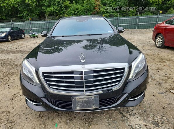 WDDUG8FBXGA213648 2016 MERCEDES-BENZ S Черный Вид спереди