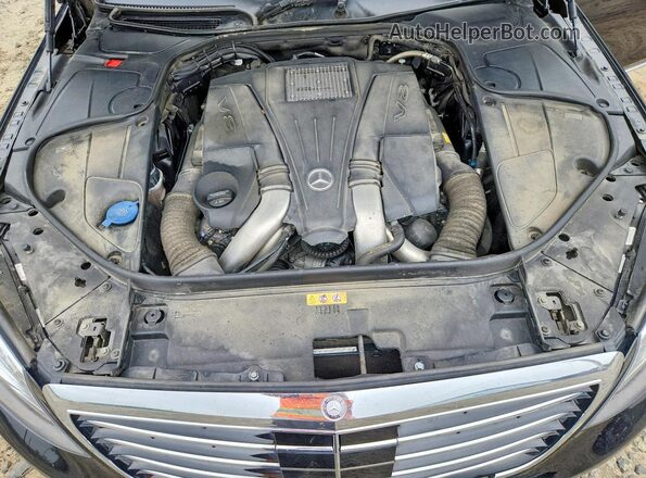 WDDUG8FBXGA213648 2016 MERCEDES-BENZ S Черный Вид задней части салона