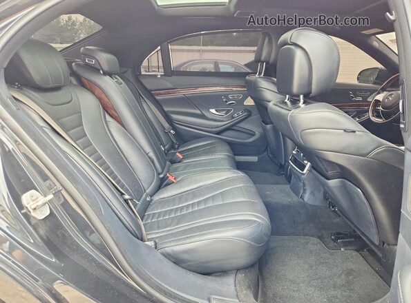 WDDUG8FBXGA232605 2016 MERCEDES-BENZ S Charcoal Vista de los asientos traseros
