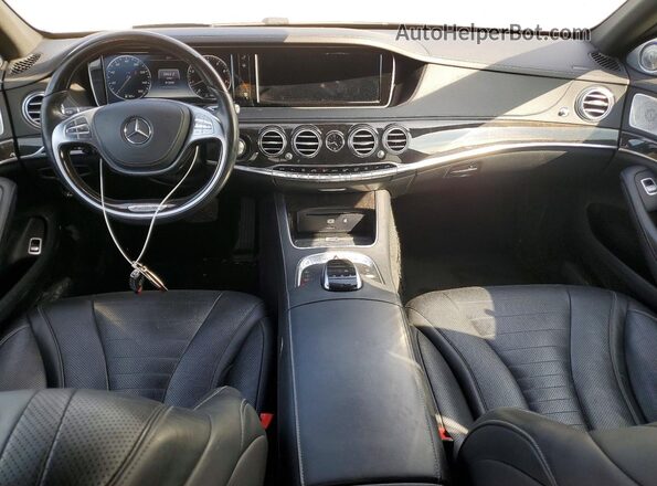 WDDUG8FBXGA243944 2016 MERCEDES-BENZ S Silver Вид панелі приладів