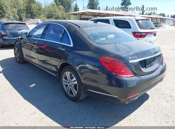 WDDUG8FBXHA305604 2017 MERCEDES-BENZ S-CLASS Dark Blue Задняя левая четверть
