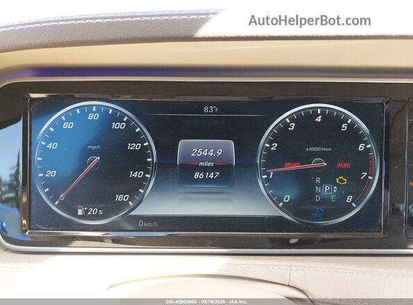 WDDUG8FBXHA305604 2017 MERCEDES-BENZ S-CLASS Dark Blue Вид задних сидений