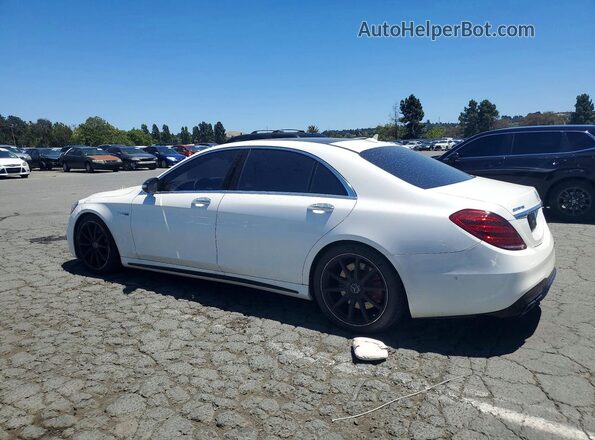 WDDUG8JB5JA402836 2018 MERCEDES-BENZ S Белый Задняя левая четверть