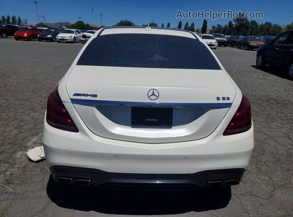 WDDUG8JB5JA402836 2018 MERCEDES-BENZ S Белый Вид сзади
