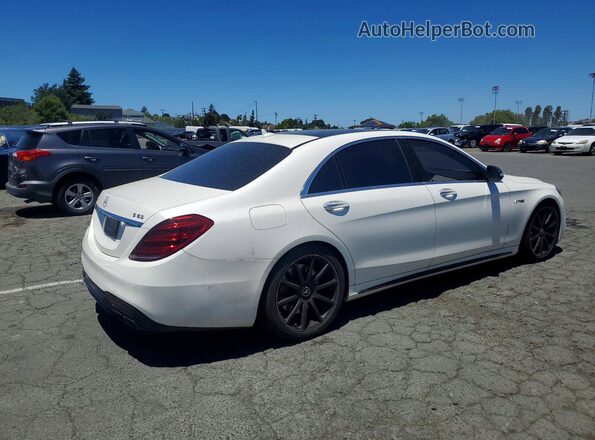 WDDUG8JB5JA402836 2018 MERCEDES-BENZ S Белый Задняя правая четверть