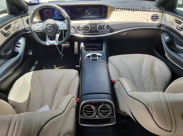WDDUG8JBXLA510758 2020 MERCEDES-BENZ S White Առջևի վահանակի տեսք