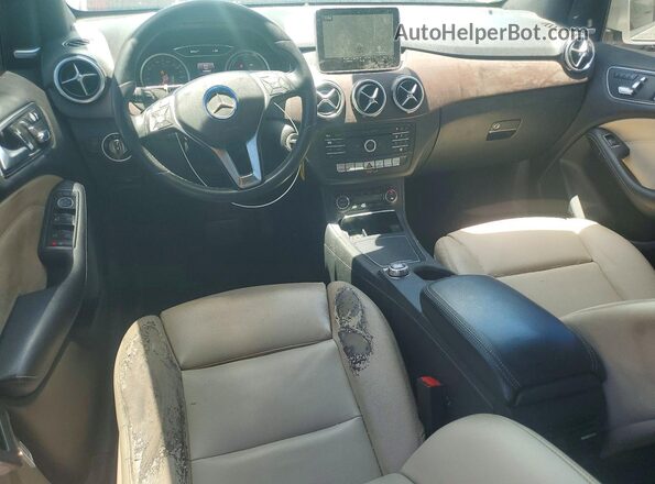 WDDVP9AB3GJ009002 2016 MERCEDES-BENZ B-CLASS White ხელსაწყოთა პანელის ხედი