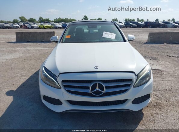 WDDWF4JB0GR135264 2016 MERCEDES-BENZ C-CLASS White Widok zestawu wskaźników