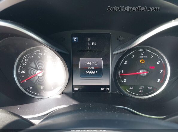 WDDWF4JB0GR135264 2016 MERCEDES-BENZ C-CLASS White Widok tylnych siedzeń