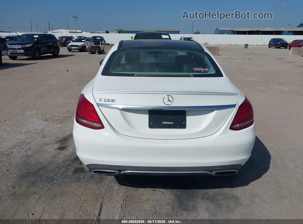 WDDWF4JB0GR135264 2016 MERCEDES-BENZ C-CLASS White 