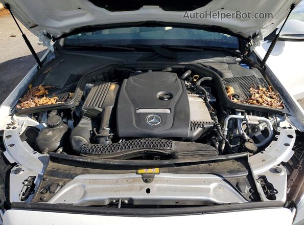 WDDWF4JB0JR359917 2018 MERCEDES-BENZ C Белый Вид задней части салона