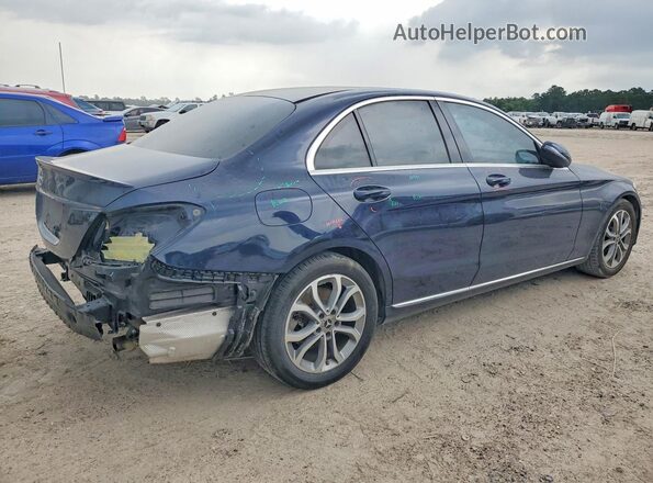 WDDWF4JB1JR324559 2018 MERCEDES-BENZ C Blue Задня права чверть