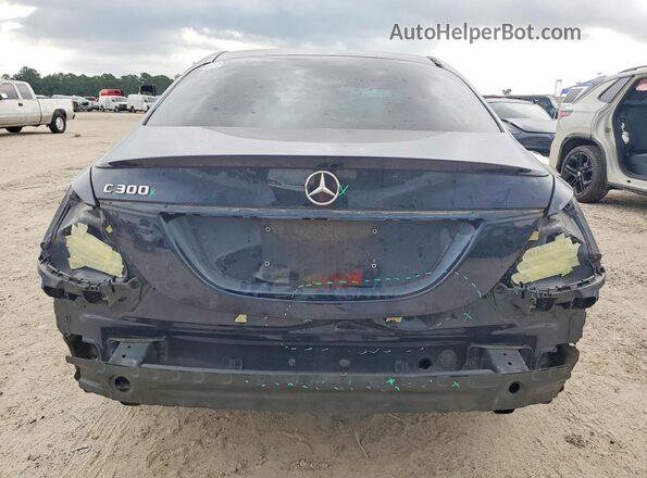 WDDWF4JB1JR324559 2018 MERCEDES-BENZ C Blue Вид ззаду