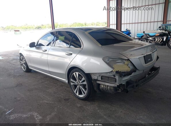 WDDWF4JB1JR348313 2018 MERCEDES-BENZ C-CLASS Silver Tył lewy