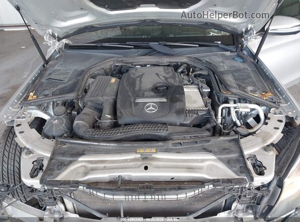 WDDWF4JB1JR348313 2018 MERCEDES-BENZ C-CLASS Silver Widok z tyłu