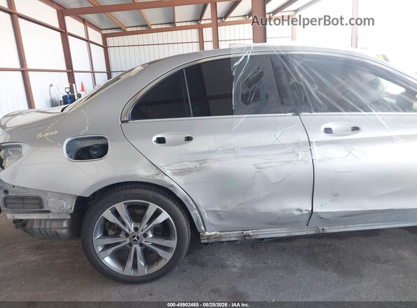 WDDWF4JB1JR348313 2018 MERCEDES-BENZ C-CLASS Silver 