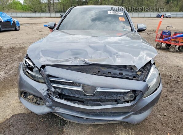 WDDWF4JB2HR239997 2017 MERCEDES-BENZ C Серый Вид спереди