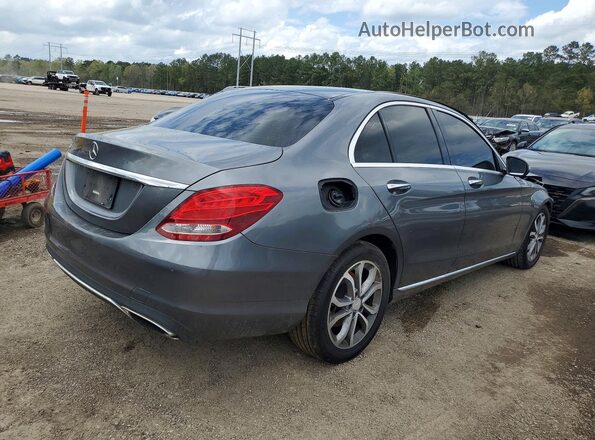WDDWF4JB2HR239997 2017 MERCEDES-BENZ C Серый Задняя правая четверть