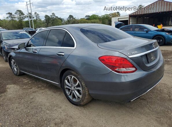 WDDWF4JB2HR239997 2017 MERCEDES-BENZ C Серый Задняя левая четверть