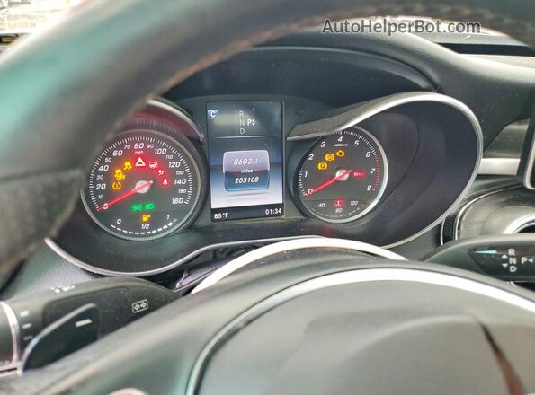 WDDWF4JB2HR239997 2017 MERCEDES-BENZ C Серый Вид щитка приборов