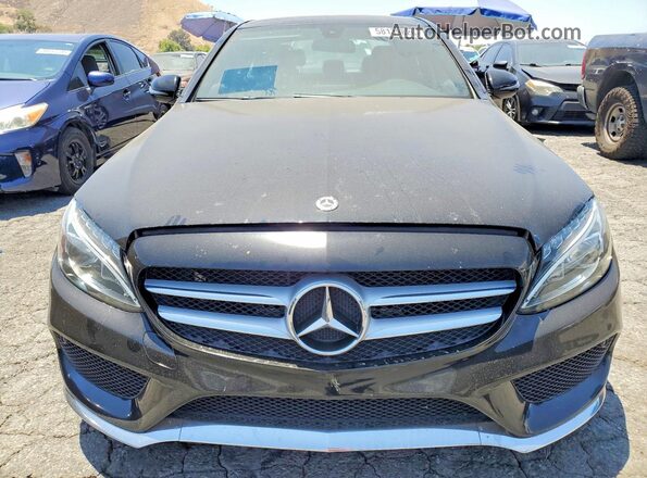 WDDWF4JB2JR405215 2018 MERCEDES-BENZ C Black Вид спереду