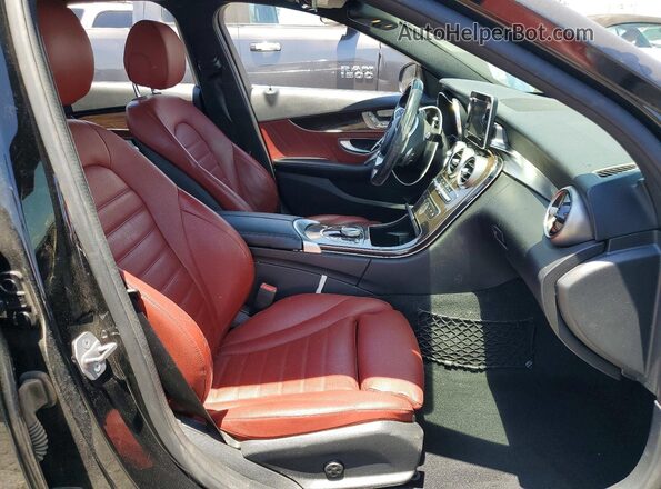 WDDWF4JB2JR405215 2018 MERCEDES-BENZ C Black Вид салону спереду