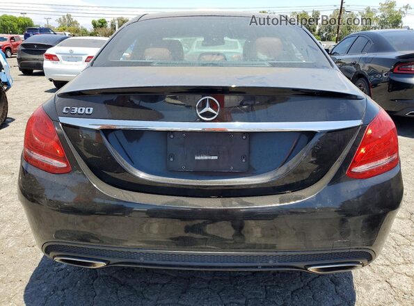 WDDWF4JB2JR405215 2018 MERCEDES-BENZ C Black Вид ззаду