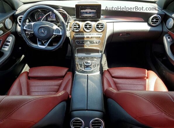 WDDWF4JB2JR405215 2018 MERCEDES-BENZ C Black Вид панелі приладів