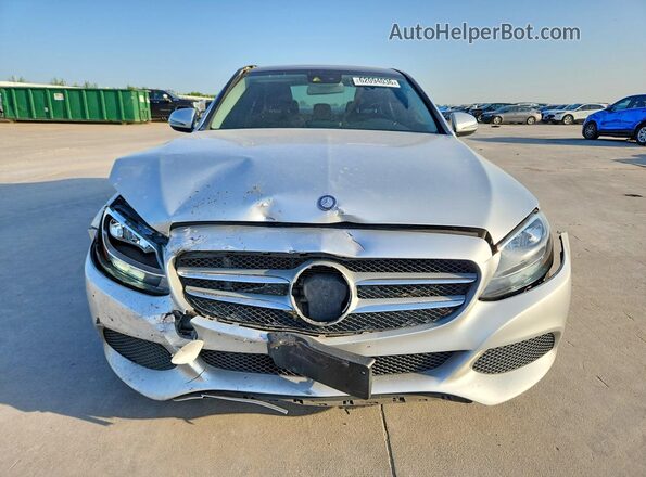 WDDWF4JB3GR152415 2016 MERCEDES-BENZ C Silver Դիմացի տեսք