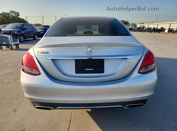 WDDWF4JB3GR152415 2016 MERCEDES-BENZ C Silver Հետևի տեսք