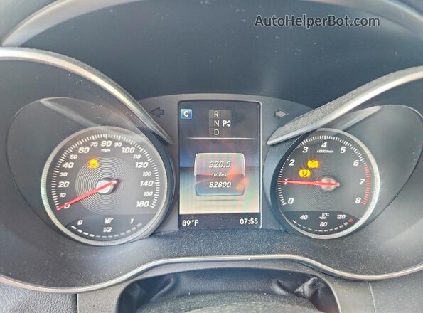 WDDWF4JB3GR152415 2016 MERCEDES-BENZ C Silver Սարքավորումների վահանակի տեսք