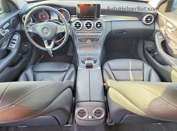 WDDWF4JB3GR152415 2016 MERCEDES-BENZ C Silver Առջևի վահանակի տեսք