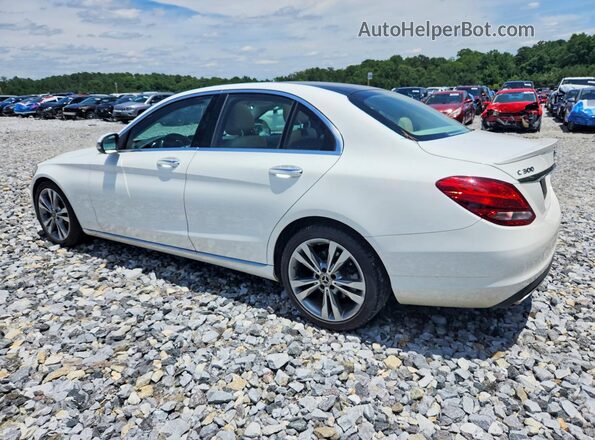 WDDWF4JB3JR330833 2018 MERCEDES-BENZ C White Trasero izquierdo