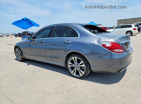 WDDWF4JB3JR416515 2018 MERCEDES-BENZ C Gray უკანა მარცხენა