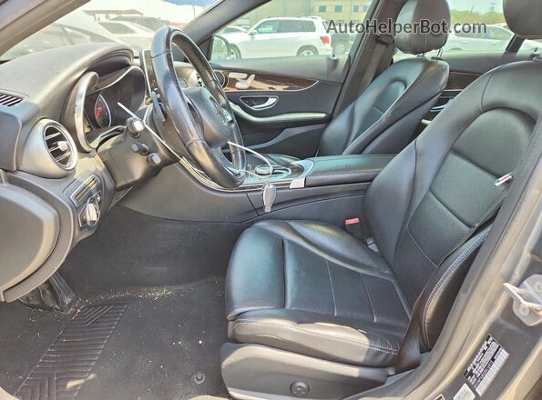 WDDWF4JB3JR416515 2018 MERCEDES-BENZ C Gray წინა სალონის ხედი