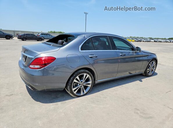 WDDWF4JB3JR416515 2018 MERCEDES-BENZ C Gray უკანა მარჯვენა