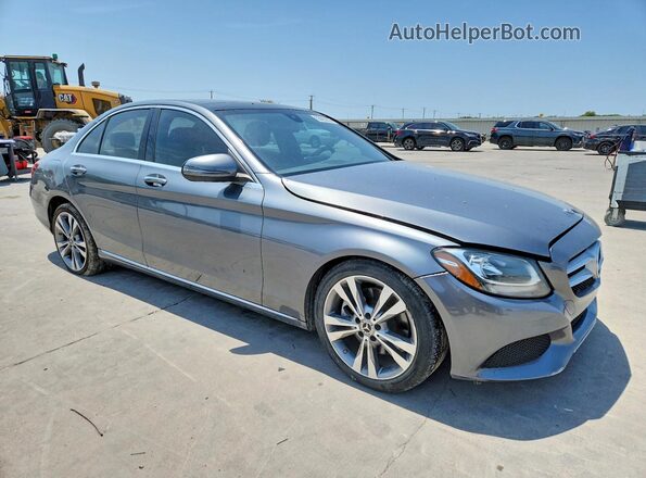 WDDWF4JB3JR416515 2018 MERCEDES-BENZ C Gray წინა მარჯვენა