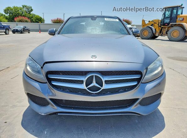 WDDWF4JB3JR416515 2018 MERCEDES-BENZ C Gray წინა ხედი