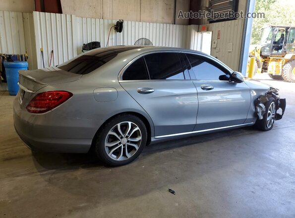 WDDWF4JB4GR138782 2016 MERCEDES-BENZ C Gray Trasero derecho