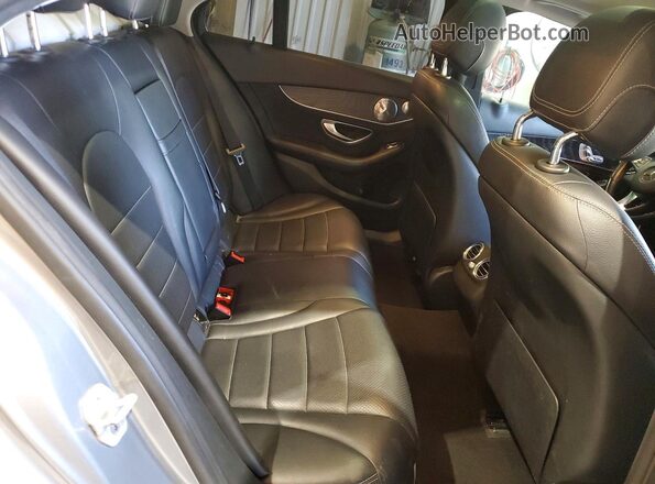 WDDWF4JB4GR138782 2016 MERCEDES-BENZ C Gray Vista de los asientos traseros