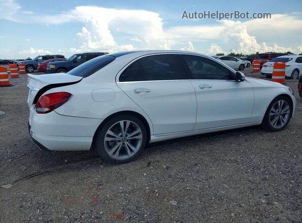 WDDWF4JB5JR314455 2018 MERCEDES-BENZ C White Trasero derecho